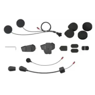 Sena SPIDER-ST1-A01 Mounting kit for intercom with built-in microphones and loudspeakers Black