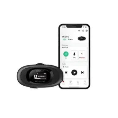 Sena 5RLITE-01D Dual Motorcycle Intercom Bluetooth 5.1 700m Black