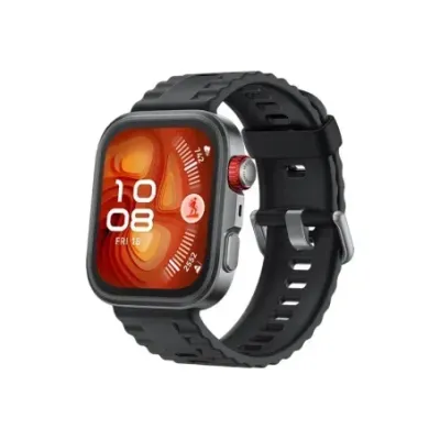 Huawei Watch FIT4, Fluorelastomer Black strap, Seiya-B19F