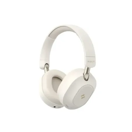 Havit H668BT - BT cordless headphones, beige