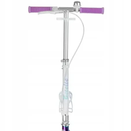 Kick scooter Raven Estelle PRO White 200mm with handbrake, bell, bottle holder and front suspension