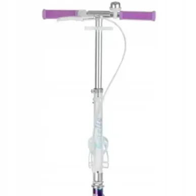 Kick scooter Raven Estelle PRO White 200mm with handbrake, bell, bottle holder and front suspension