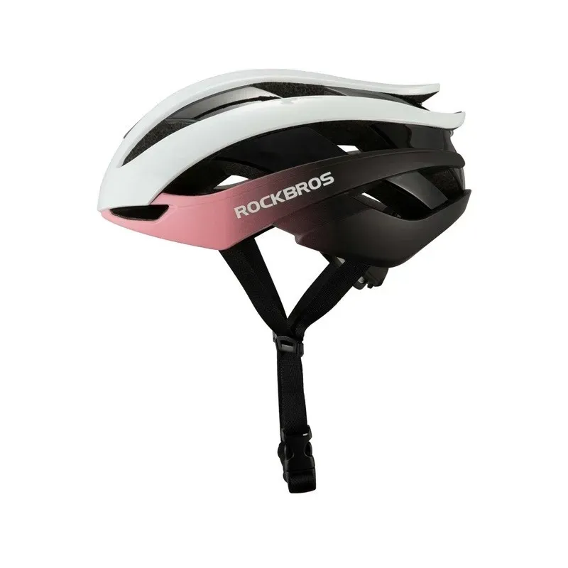 ROCKBROS Adjustable cycling helmet M 55-58 cm Blue-Pink