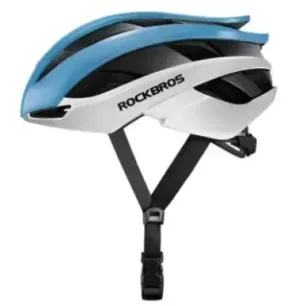 ROCKBROS Adjustable cycling helmet M 55-58 cm Blue-White