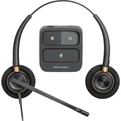 Poly EncorePro 520 Binaural Headset +Quick Disconnect