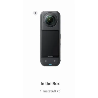 Insta360 X5 Camera Standard Bundle