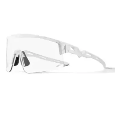 Photochromic cycling glasses with UV protection and corrective insert, Rockbros 14110023003, white