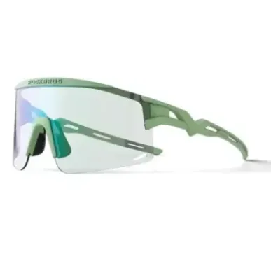 Photochromic cycling glasses with UV protection and prescription insert Rockbros 14110023001 green