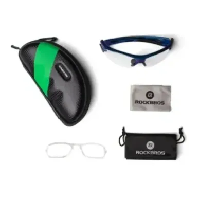 Rockbros 10069 UV400 blue photochromic cycling glasses