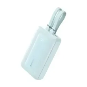 Anker Power Bank with Built-In USB-C and + Lighting Cable A1680031 10000 mAh 30W Output Blue