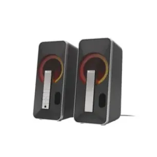 Genesis Computer Speaker Helium 100BT RGB Bluetooth Silver/Black Gaming Speakers Wireless connection