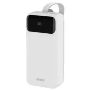 SAVIO BA-11 POWER BANK 30000 mAh, white