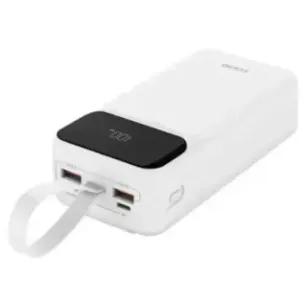SAVIO BA-11 POWER BANK 30000 mAh, white