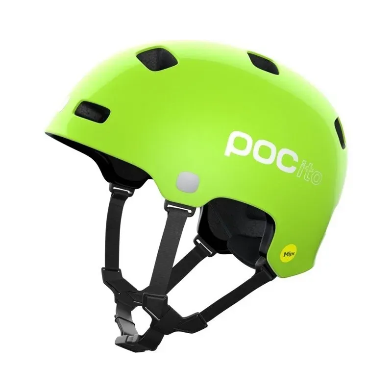 Kask rowerowy kids POCito Crane MIPS zielony roz.S