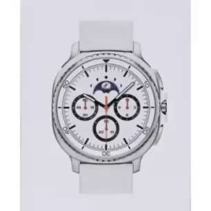 Samsung Galaxy Watch 8 Classic 3.3 cm (1.3&quot) AMOLED 46 mm Digital 438 x 438 pixels Touchscreen 4G Silver Wi-Fi GPS