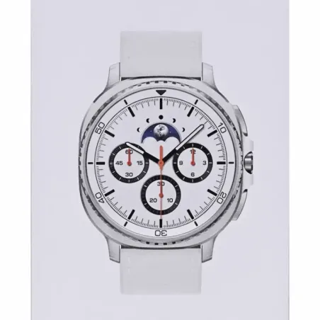 Samsung Galaxy Watch 8 Classic 3.3 cm (1.3&quot) AMOLED 46 mm Digital 438 x 438 pixels Touchscreen 4G Silver Wi-Fi GPS