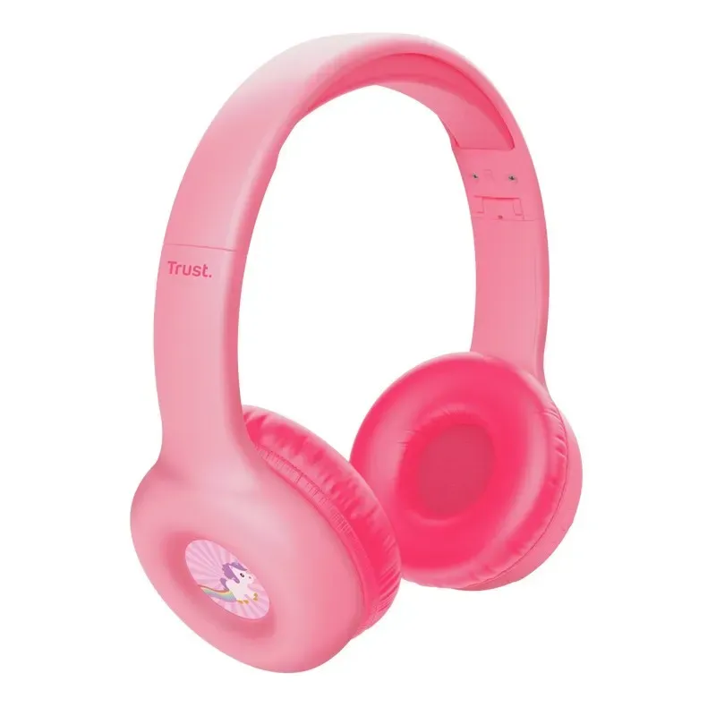 Trust Nouna Headset Wired &amp Wireless Head-band Calls/Music USB Type-C Bluetooth Pink