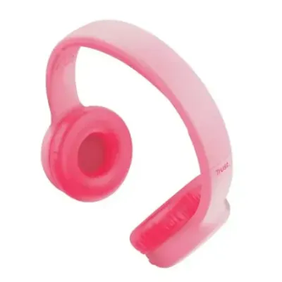 Trust Nouna Headset Wired &amp Wireless Head-band Calls/Music USB Type-C Bluetooth Pink