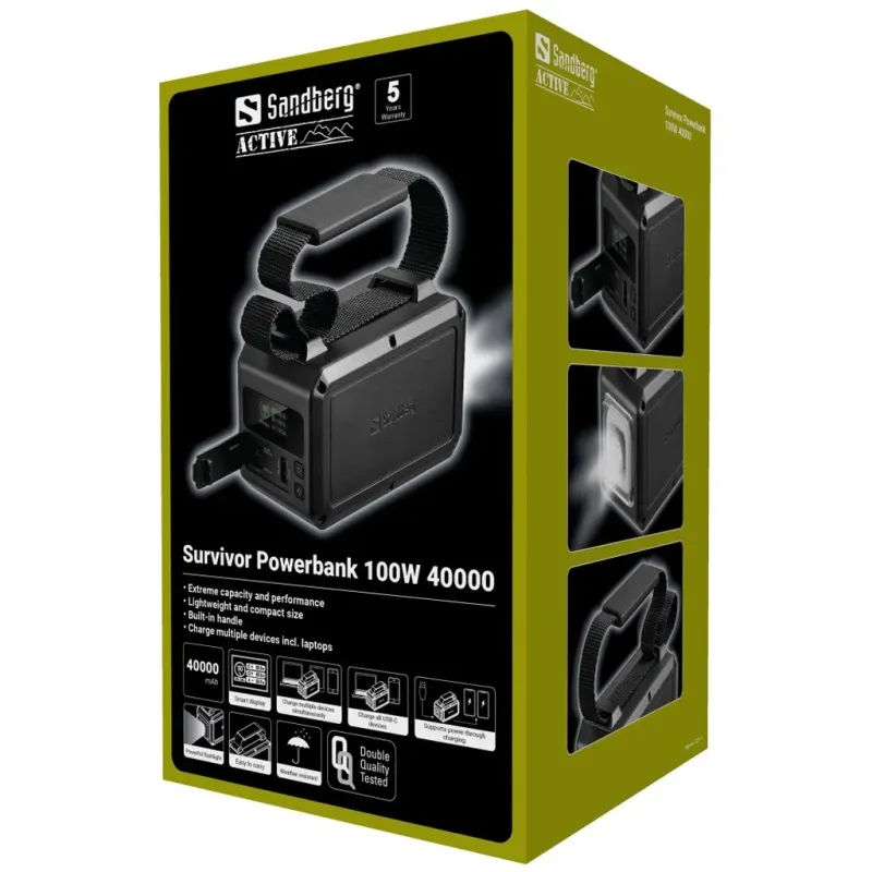 Sandberg 421-14 Survivor Powerbank 100W 40000