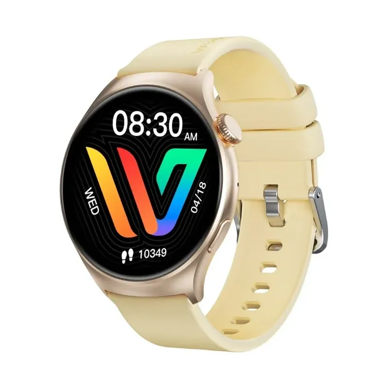 Weofly Curve Smartwatch - Multifunction Watch Bluetooth 5.3 Gold