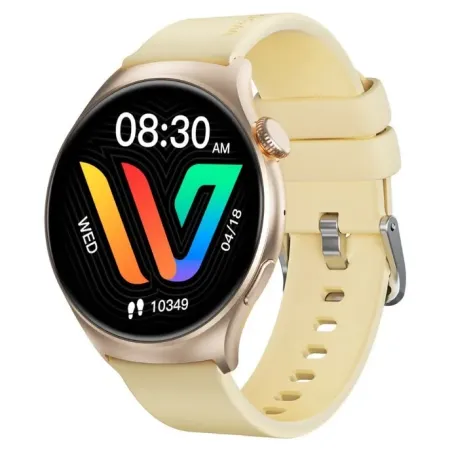 Weofly Curve Smartwatch - Multifunction Watch Bluetooth 5.3 Gold