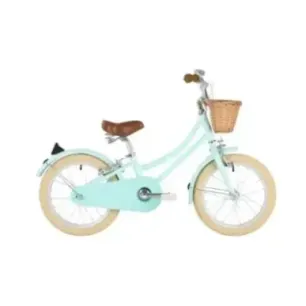 Children's bicycle Bobbin Gingersnap for 4-6 years old, 16 inches, color green