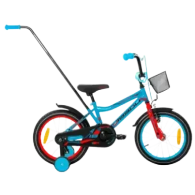 Children's bicycle TABOU Rocket Alu 16", blue-red