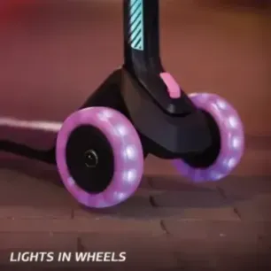 Tõukeratas Nexo lime led tuled all