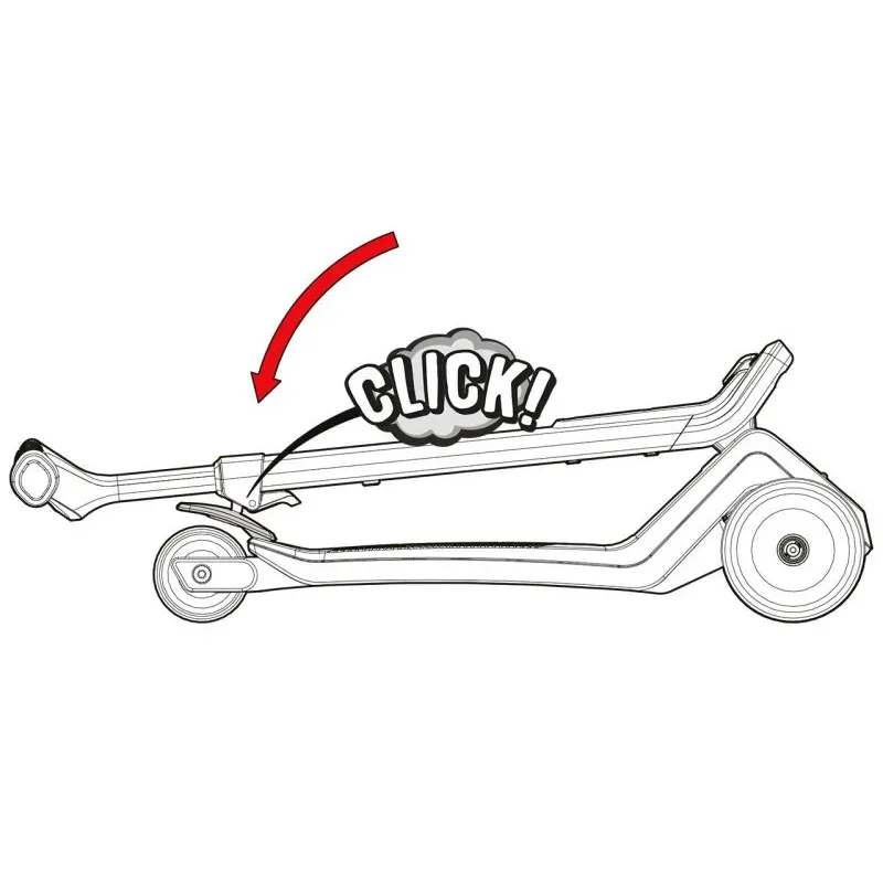 Berg Nexo tõukeratas, punane