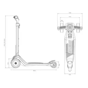 Berg Nexo tõukeratas, punane