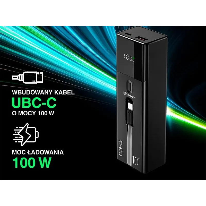 TRACER POWERBANK QUANT 10000MAH 100W PD+QC