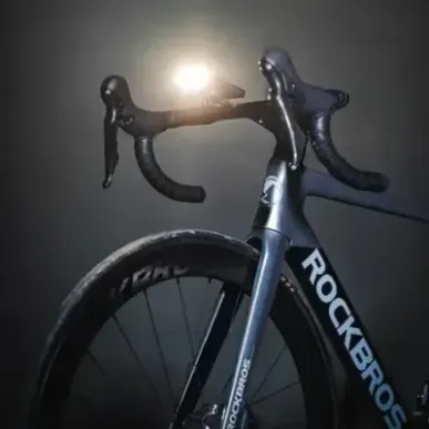 Rockbros JP008 front bike light with power bank for under the speedometer