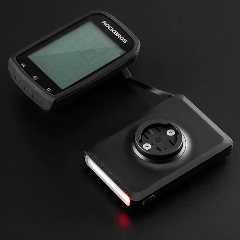 Rockbros JP008 front bike light with power bank for under the speedometer