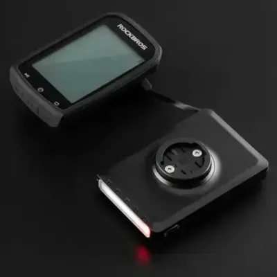 Rockbros JP008 front bike light with power bank for under the speedometer