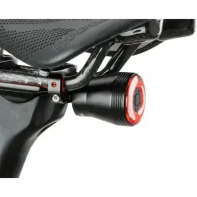Rockbros Q5 black rear bicycle light with intelligent STOP system
