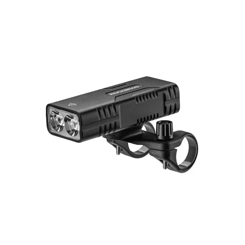 Rockbros Bike light with power bank function + USB-C to USB-A cable, 850 lm, black