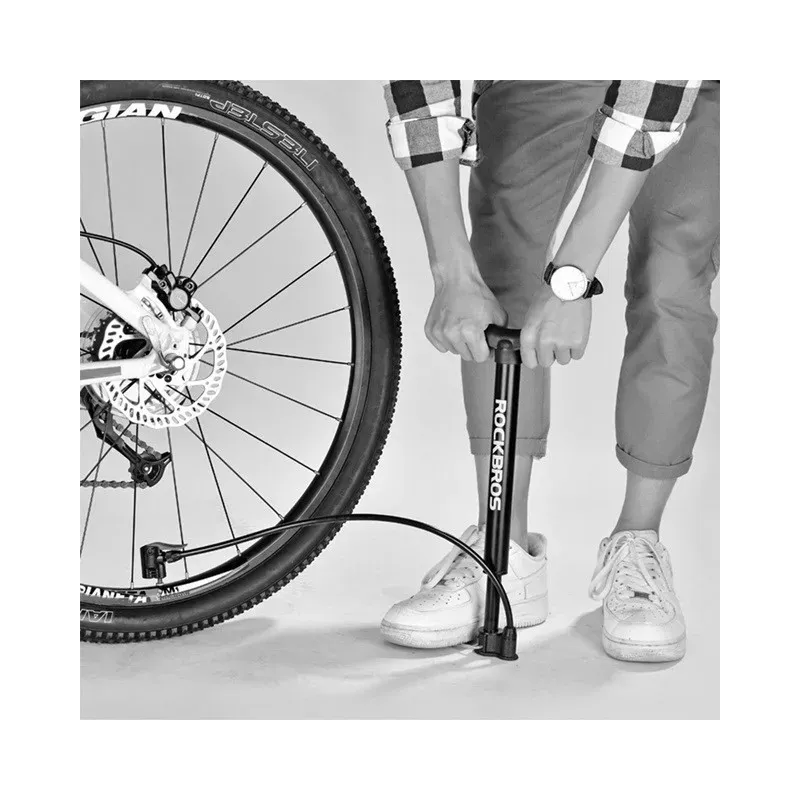 Rockbros A320 Bicycle floor pump Black