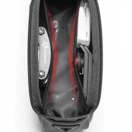 Rockbros B68-1 Bike frame bag Phone pocket 1.7l Black