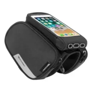 Wozinsky WBB7BK Bike bag for frame + detachable phone case Black