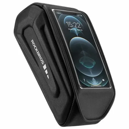Rockbros Bike frame bag Phone pocket 1.7l Black