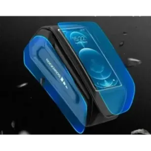 Rockbros Bike frame bag Phone pocket 1.7l Black