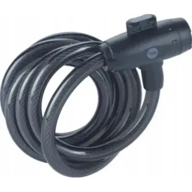 12 mm steel keyed bicycle cable - YCK0/12/200/2 Black