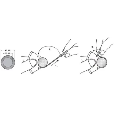Lampka rowerowa BOOKMAN Curve Front Light 220lm