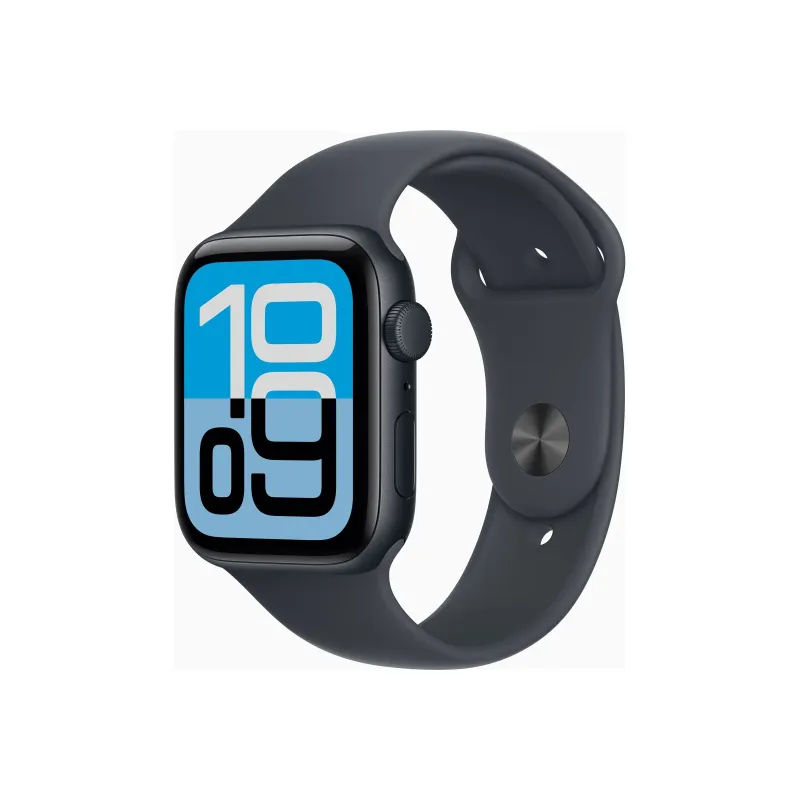 Apple Watch SE 3u00a0GPS + Cellular 44mmu00a0Midnight Aluminium Case with Midnight Sport Band - M/L