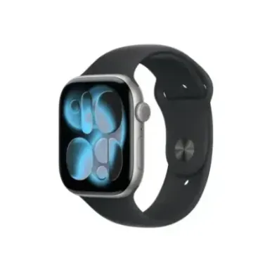 Apple Watch Series 11u00a0GPSu00a046mmu00a0Space Grey Aluminium Case with Black Sport Band - M/L