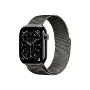Apple Watch Series 11u00a0GPS + Cellular 46mmu00a0Slate Titanium Case with Slate Milanese Loop - M/L