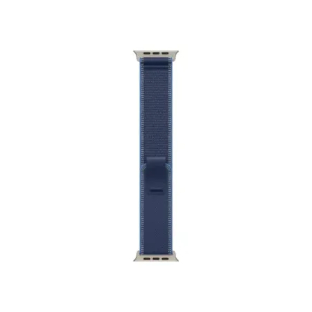 Apple 49mm Blue/Bright Blue Trailu00a0Loopu00a0-u00a0M/L - Natural Titanium Finish