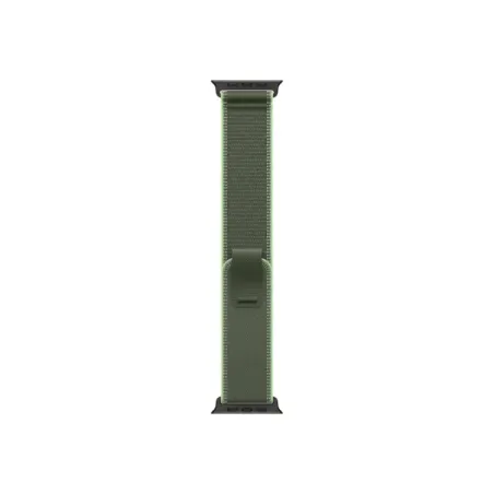 Apple 49mm Green/Neon Trailu00a0Loopu00a0-u00a0M/L - Black Titanium Finish