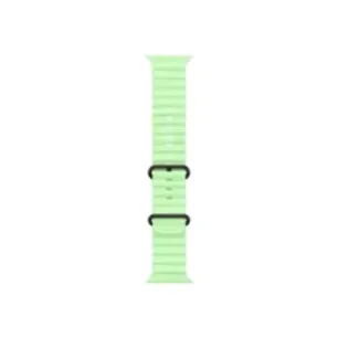 Apple 49mm Neon Green Oceanu00a0Band - Black Titanium Finish