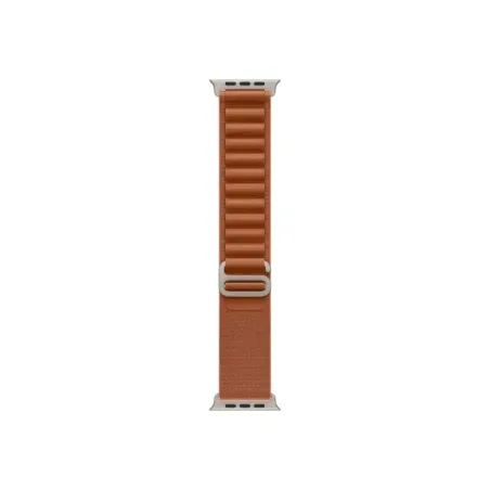 Apple 49mm Terra Cotta Alpineu00a0Loop -u00a0Large - Natural Titanium Finish